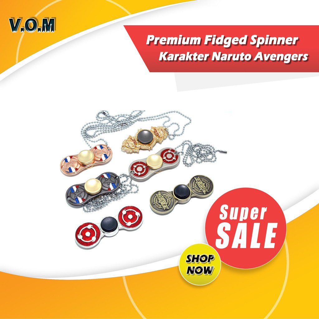 VOM Premium Fidged Spinner Karakter Naruto Avengers - 0170