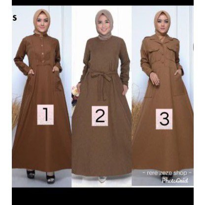 baju gamis PNS PDH guru kantor pdl