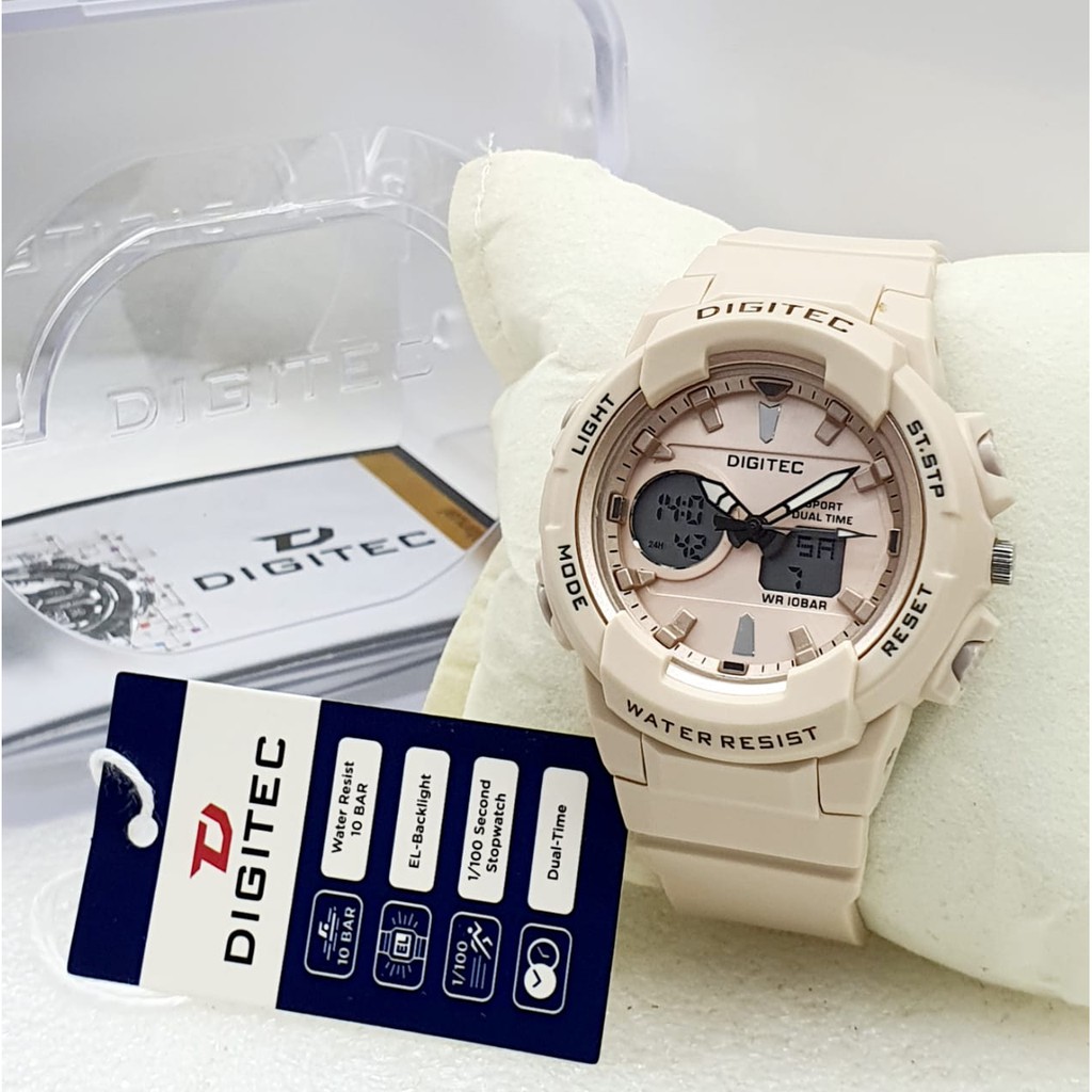 Jam Tangan Wanita Digitec DG4130 Dual Time | Jam Tangan Murah | Original Garansi Resmi.