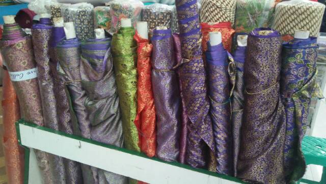 Rok lilit songket / Rok lilit etnik songket instan