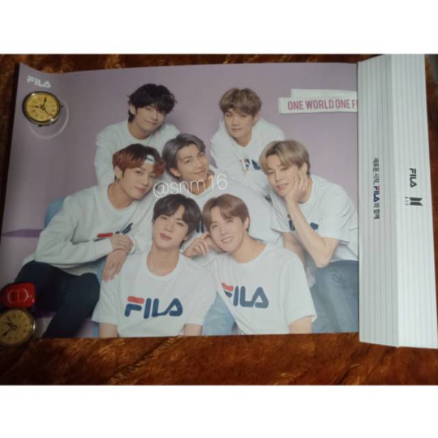 Poster fila bts / poster fila x bts / official poster fila x bts / official poster fila bts