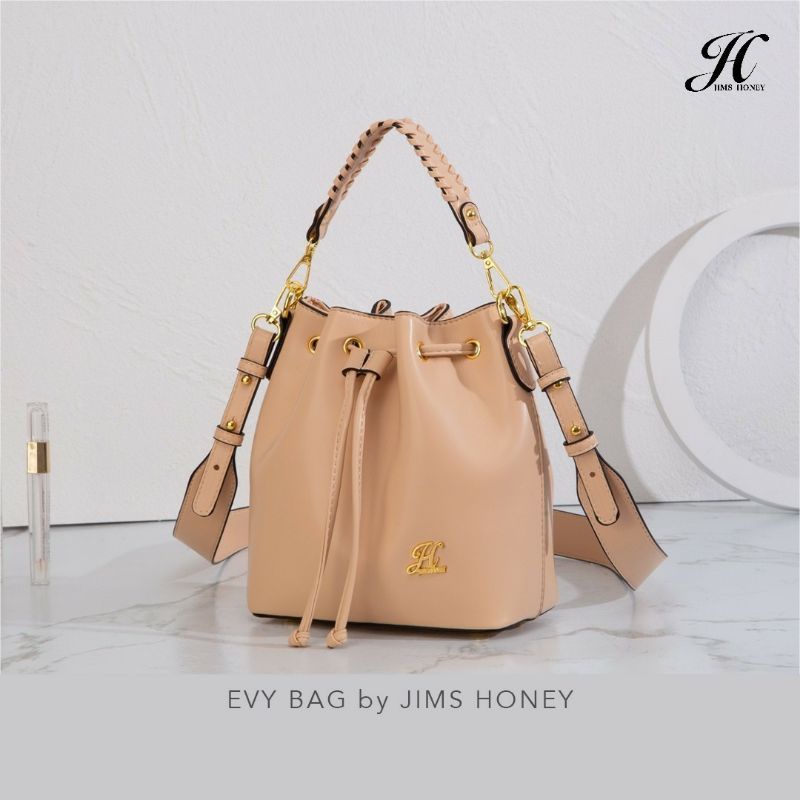 Evy bag by jims honey tas wanita kancing magnet simple