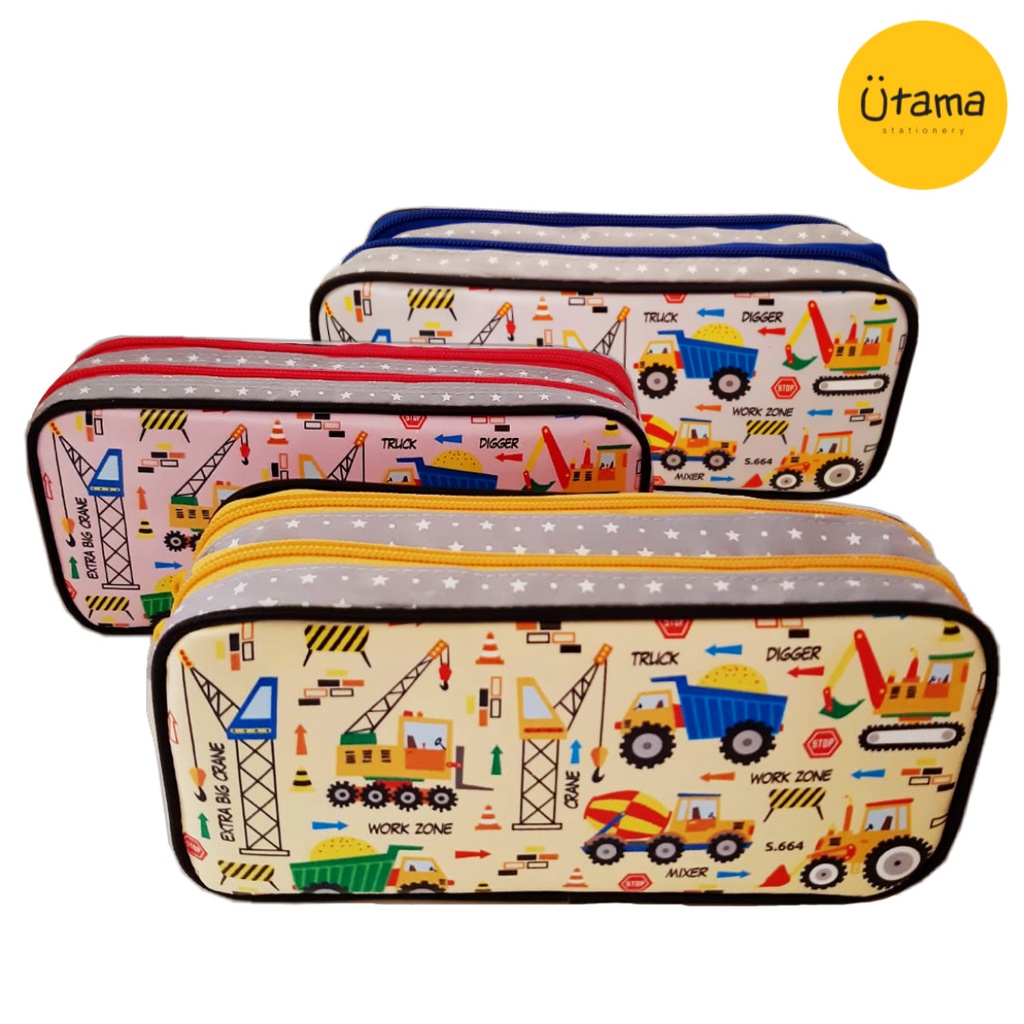 

Tempat Pensil Kain Resleting S-664 / Kotak Pensil / Pencil Case