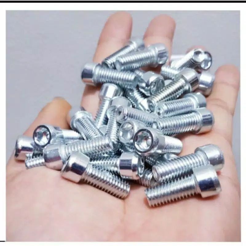 BAUT SPION TOMOK/TOMOX V2 V5/CIRCUIT/RIZOMA UKURAN L6 BAUT 12/14 DERAT PUTAR KANAN/DERAT PUTAR KIRI-DERAT PUTAR KIRI