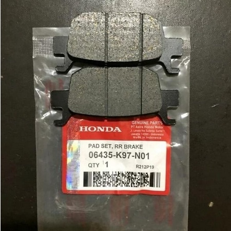 Original AHM Kampas Rem Belakang Honda PCX 150-160 ABS CBS Vario 160 ABS CBS ADV