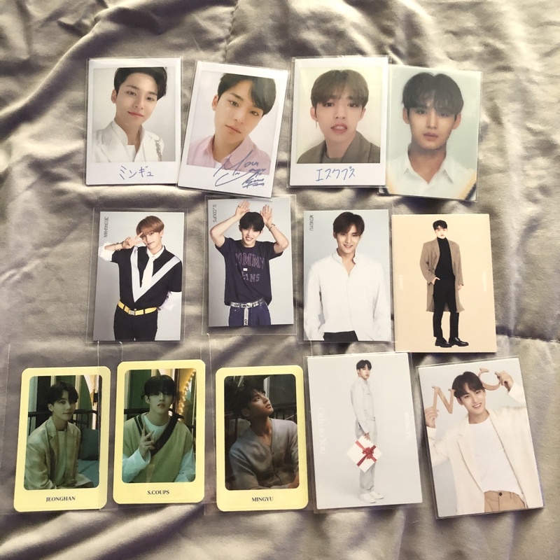 Photocard Tradingcard Seventeen Mingyu Jeonghan Scoups // Ode To You, Ideal Cut