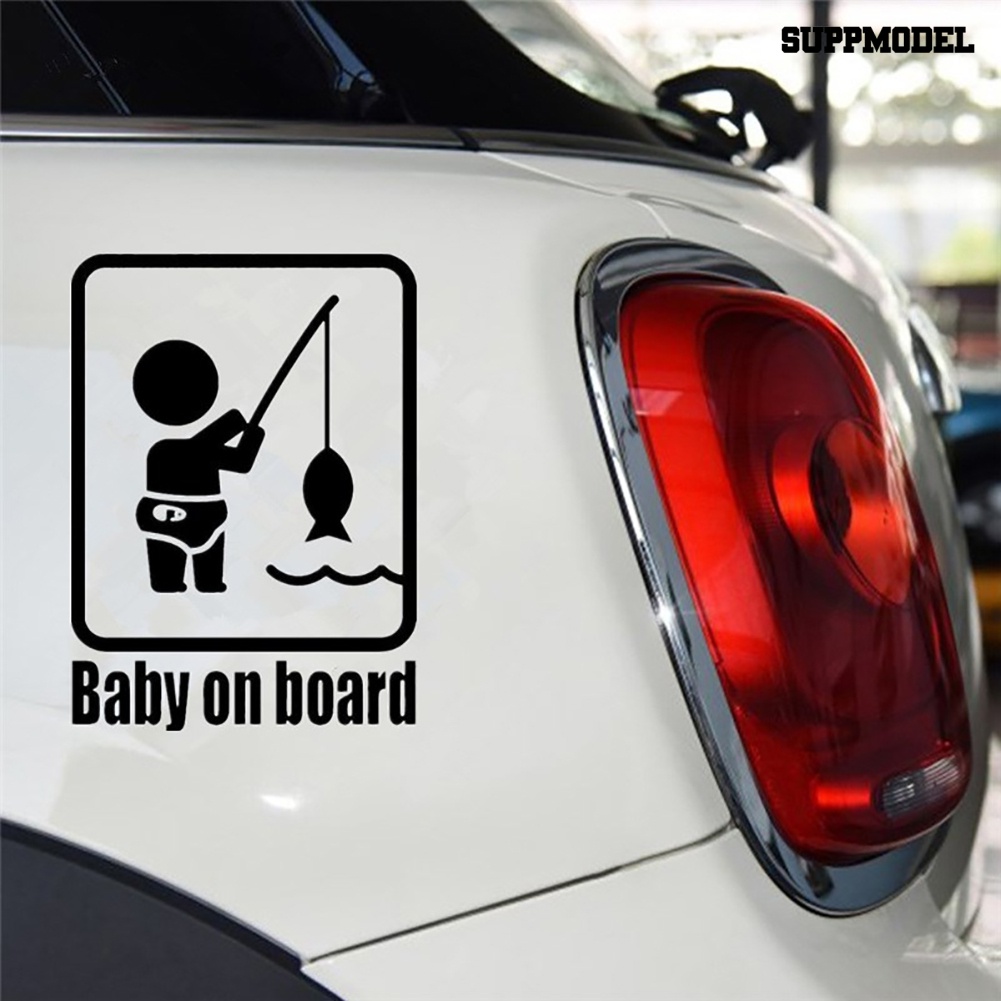 Stiker Reflektif Tulisan Baby on Board Untuk Dekorasi Mobil