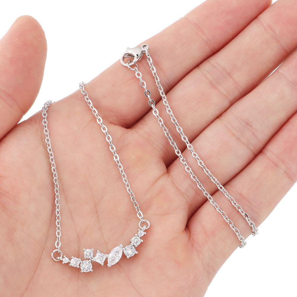 Liontin Kalung Perak Nanas925 Hadiah Perhiasan Wanita Necklace