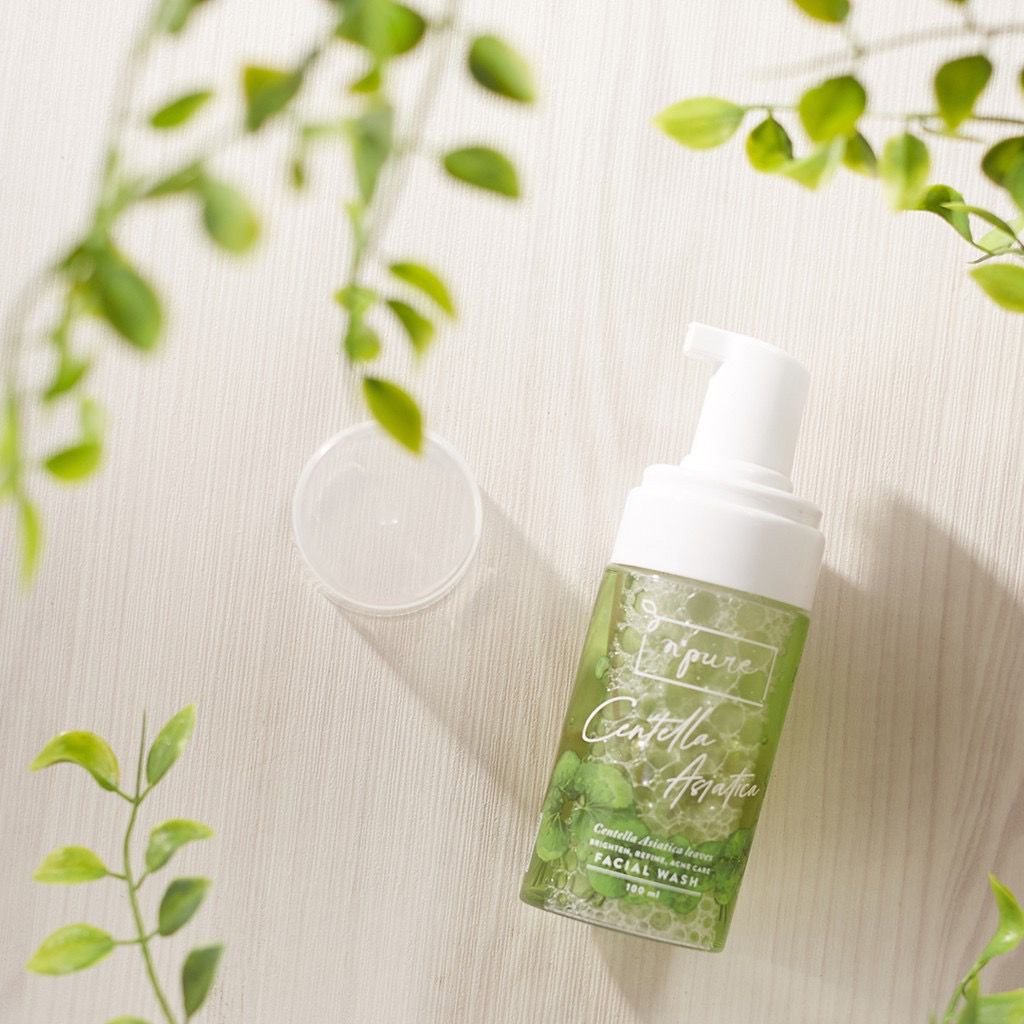 BPOM Npure Face Wash Foam Centella Asiatica (Cica Series) Facial Wash Sabun Cuci Muka Pembersih Wajah