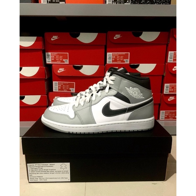 Air Jordan 1 Mid Smoke Grey Anthracite
