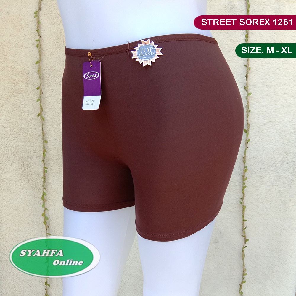 CD Cewek Boxer Super Soft Basic Hot Pants Sorex 1262 /1261  Celana Dalam Lembut Wanita Perempuan