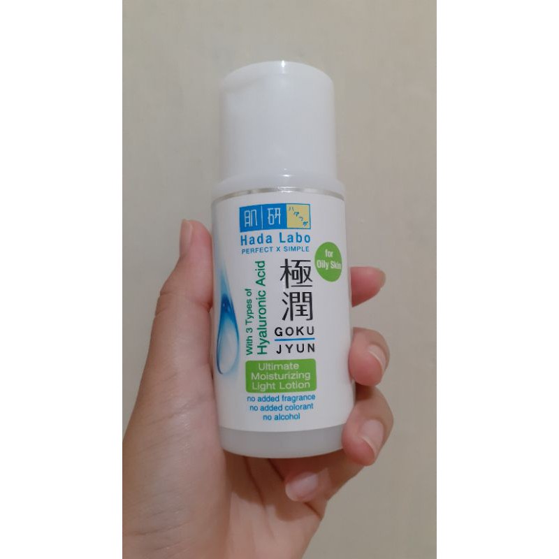 Preloved Hada Labo toner strip hijau