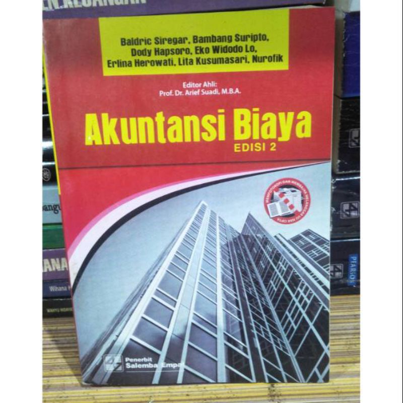 

akuntansi biaya edisi 2 baldric siregar