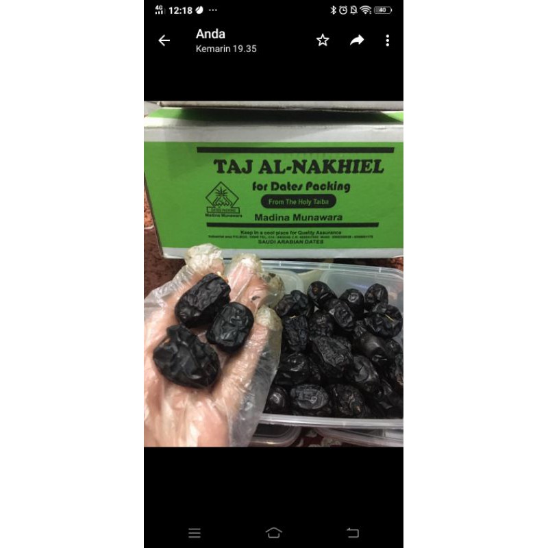 

kurma ajwa al nakhiel 1kg