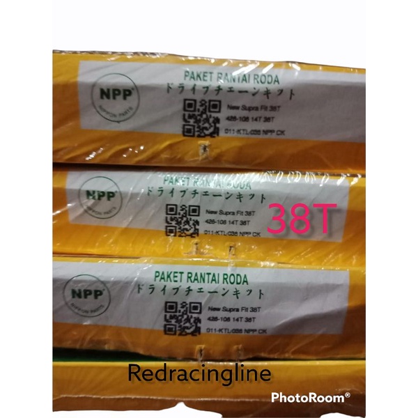 Gear | Gir Set + Rante Honda SUPRA FIT NEW 38T 40T