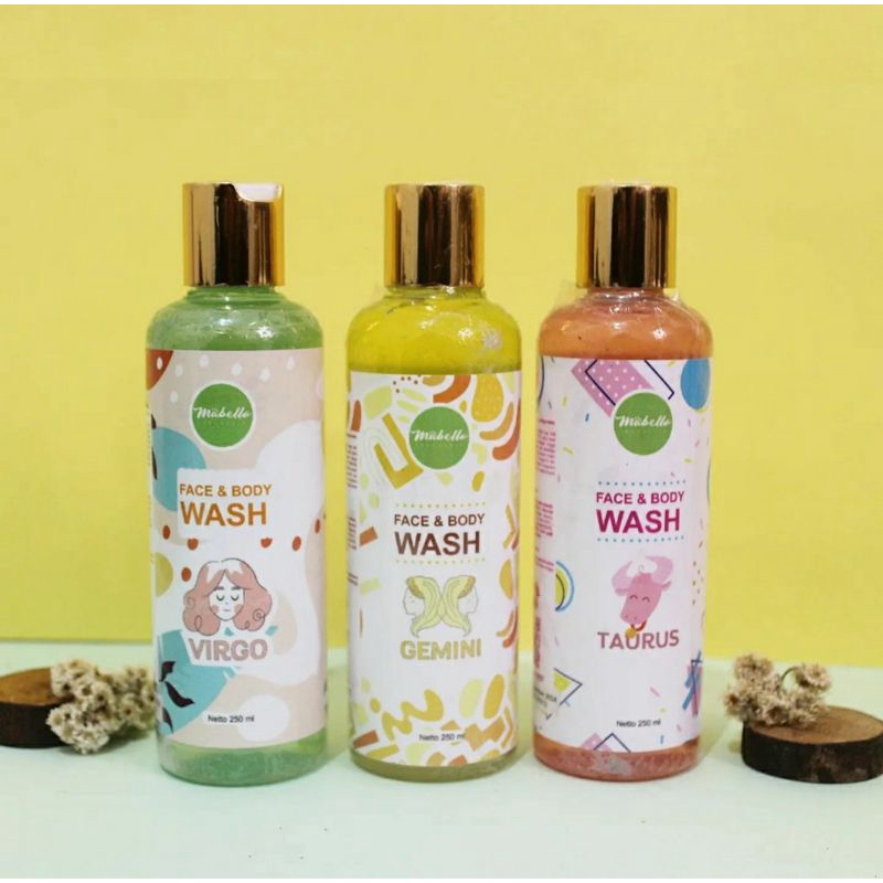 Mabello Body Wash Sabun Cair Dengan Tiga Varian Aroma