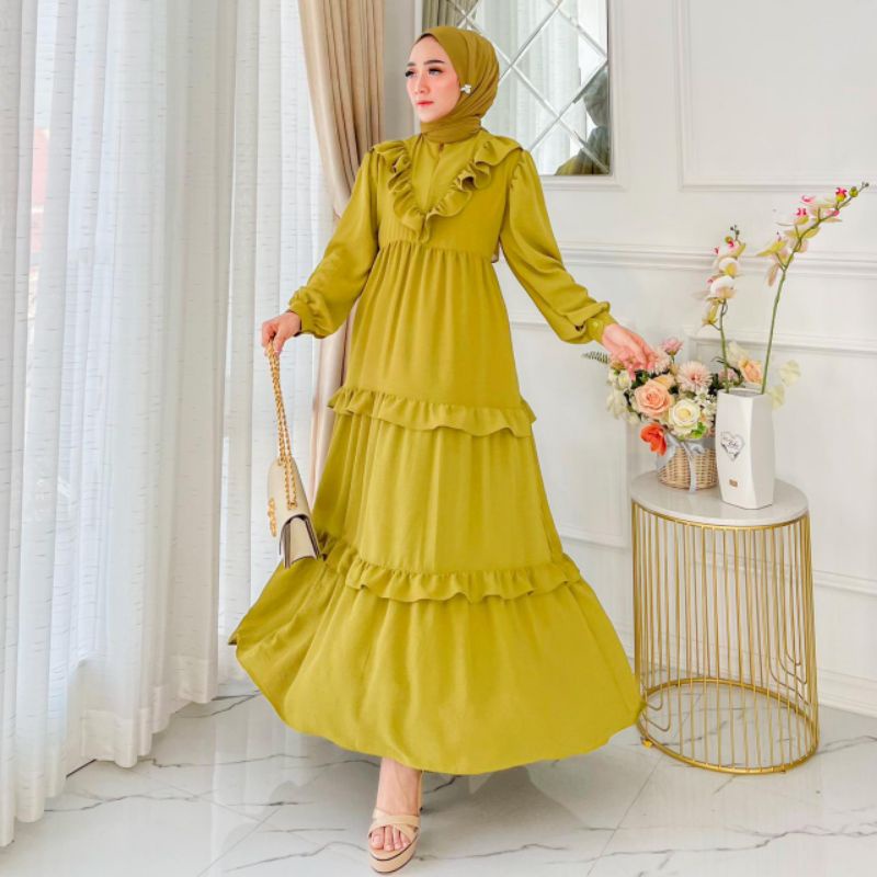 milea dress gamis panjang wanita