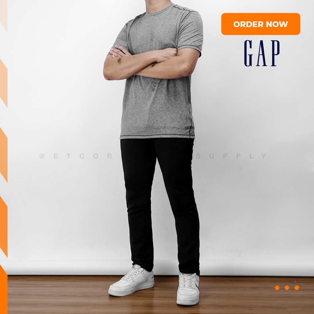 Kaos Olahraga Pria GP Dry Performance Grey