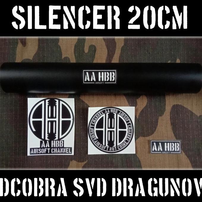 "'''] silencer / peredam / suppressor svd dragunov dcobra / m890 20cm