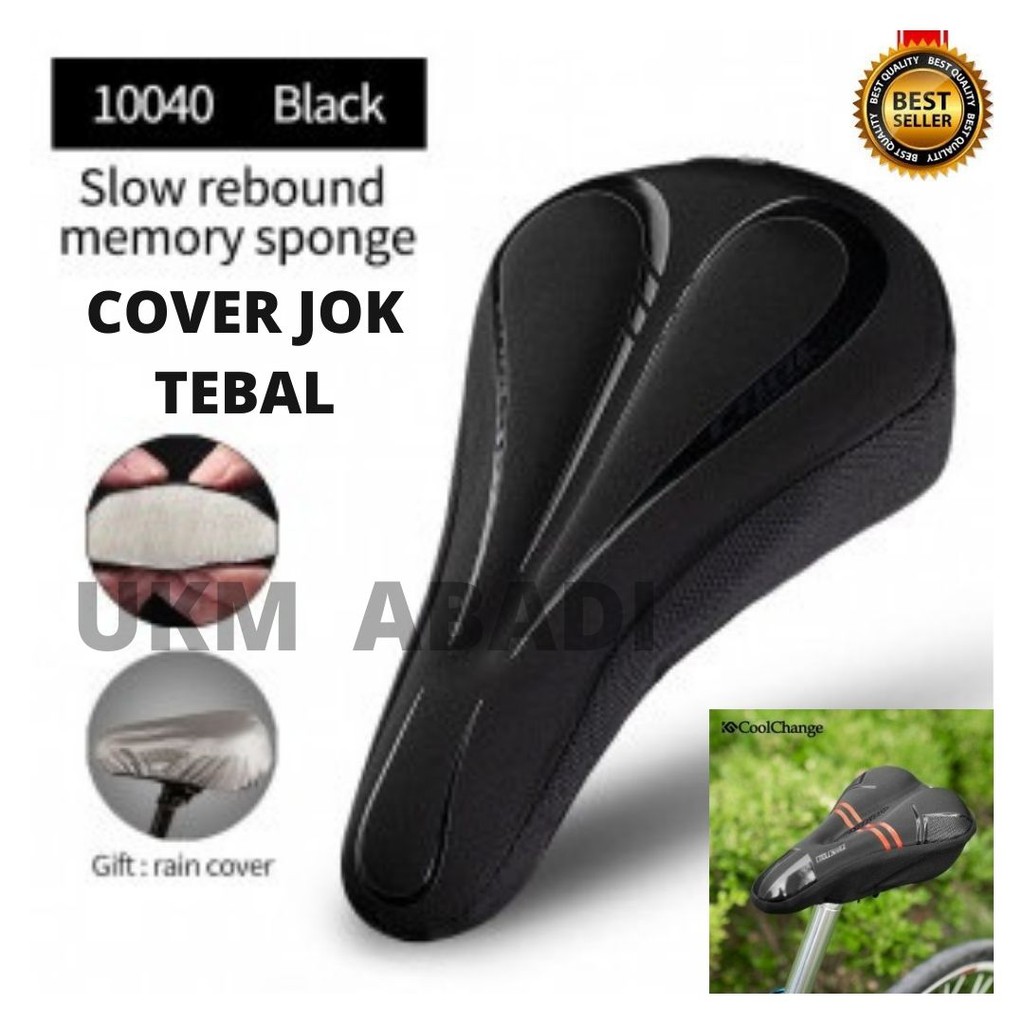 Cover Tutup Jok Sadel Sepeda Sponge Cushion Tebal Coolchange Htm 111116