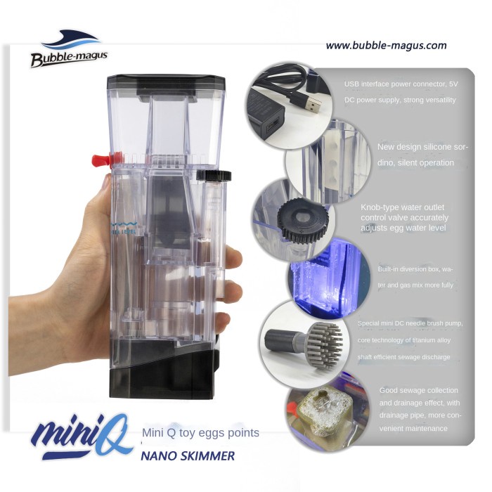 Jual Protein Skimmer Bubble Magus Mini Q Skimmer Hang On Shopee Indonesia