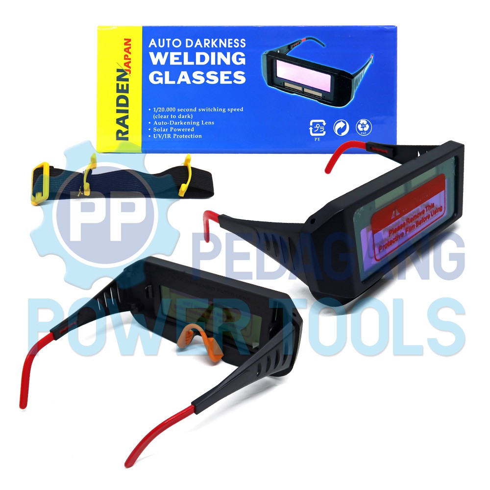 RAIDEN KACAMATA LAS OTOMATIS KACA MATA AUTO DARKENING WELDING GLASS