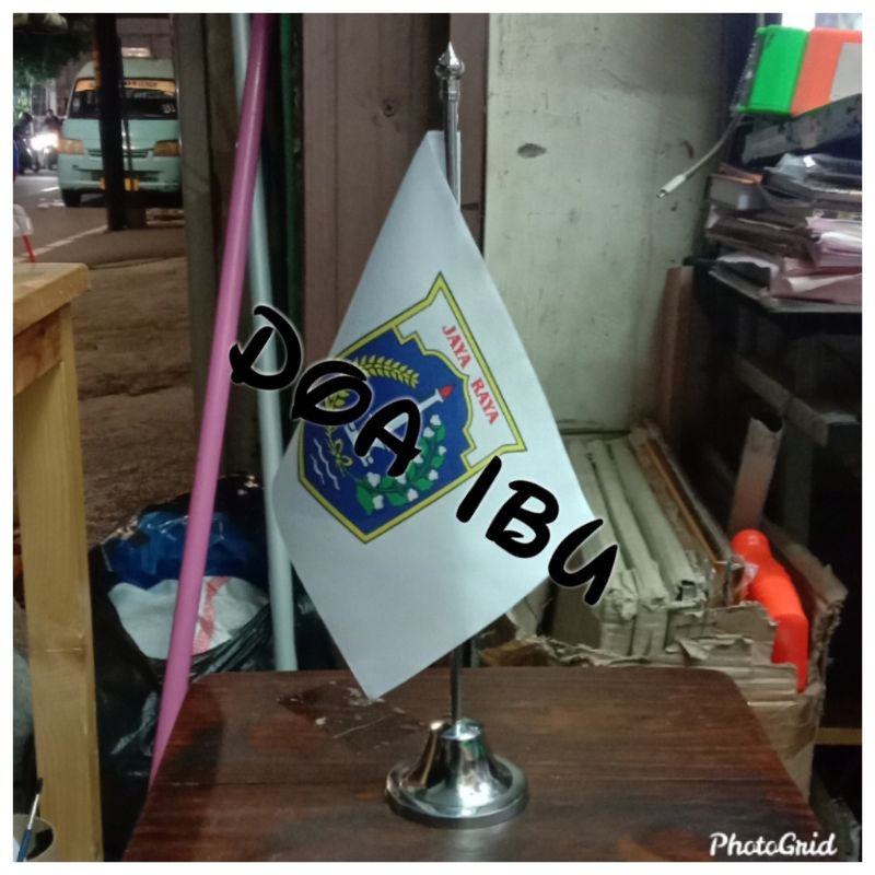 

best seller tiang stenlis meja+bendera meja JAYA RAYA