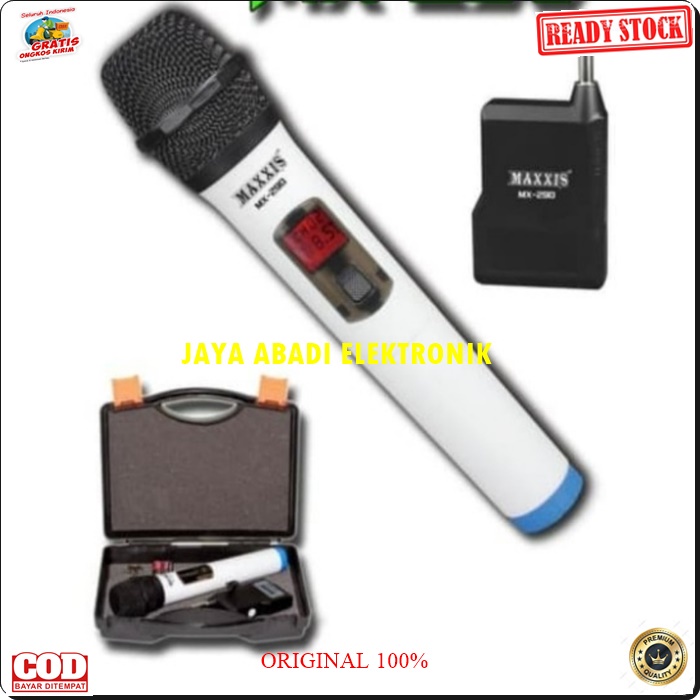 G538 MAXXIS MIC HANDLE WIRELESS UHF SINGLE  MIKROPHONE BEST DISPLAY BISA UNTUK SEGALA JENIS AUDIO KARAOKE PIDATO CERAMAH DLL PROFESIONAL AUDIO PANGGUNG SUARA JERNIH DAN SENSITIF PRODUK BERKHUALITAS HARGA TERJANGKAU