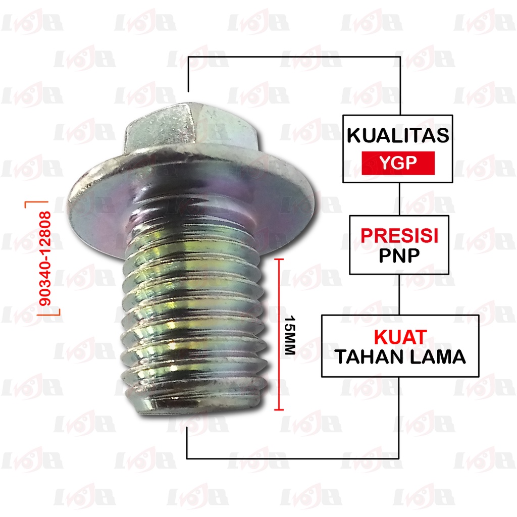 Baut Lubang Tutup Oli Motor Mio Jupiter Z RX-King Vega Original YGP Yamaha