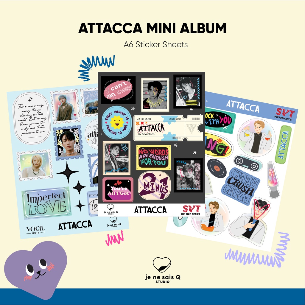 

SEVENTEEN STICKER ATTACCA SERIES