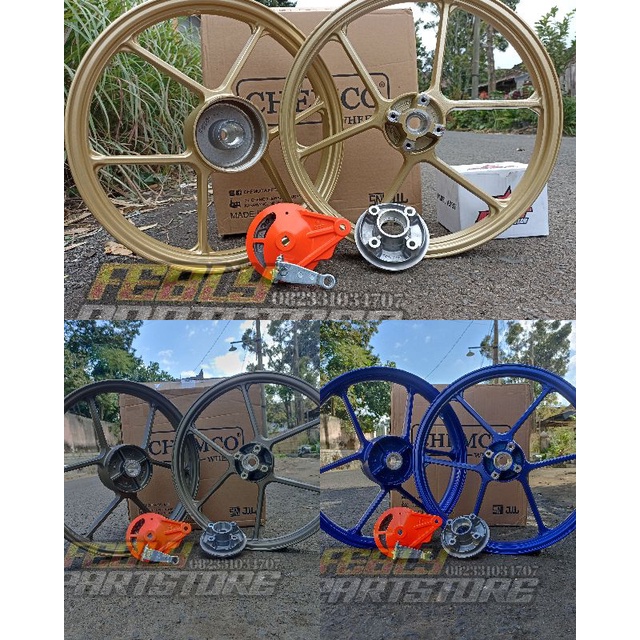 VELG BRT CHEMCO YAMAHA JUPITER VEGA R FIZ R VELG BRT CHEMCO 160 185 RING 17 VELG BRT 160X17 185X17 V