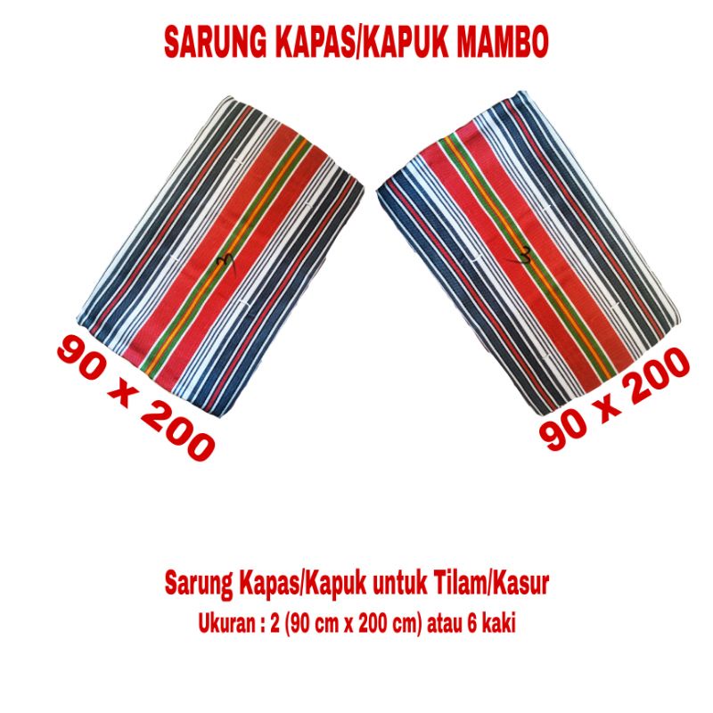 6kaki/Sarung Kasur/Tilam - Untuk Isian Kapas/Dakron