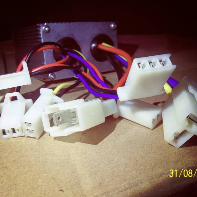 Controller sepeda listrik 48 volt 500 watt type dinamo kabel 2 brused