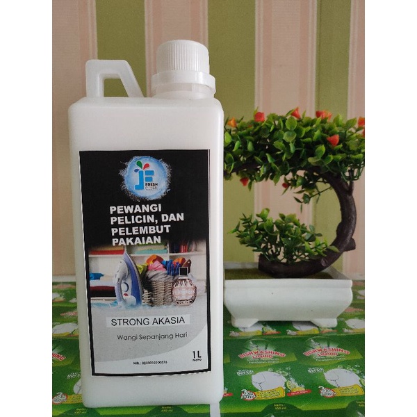 SETRIKA Pelicin Pewangi Pelembut Pakaian aroma STRONG AKASIA / Pewangi Laundry BEST SELLER 1000ml