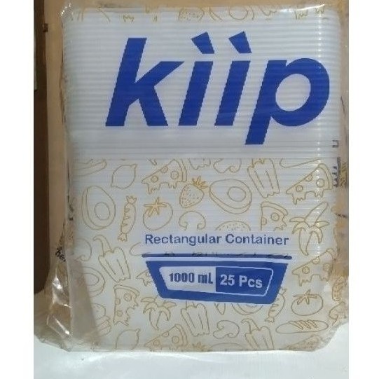 Thinwall 1000ml kotak persegi