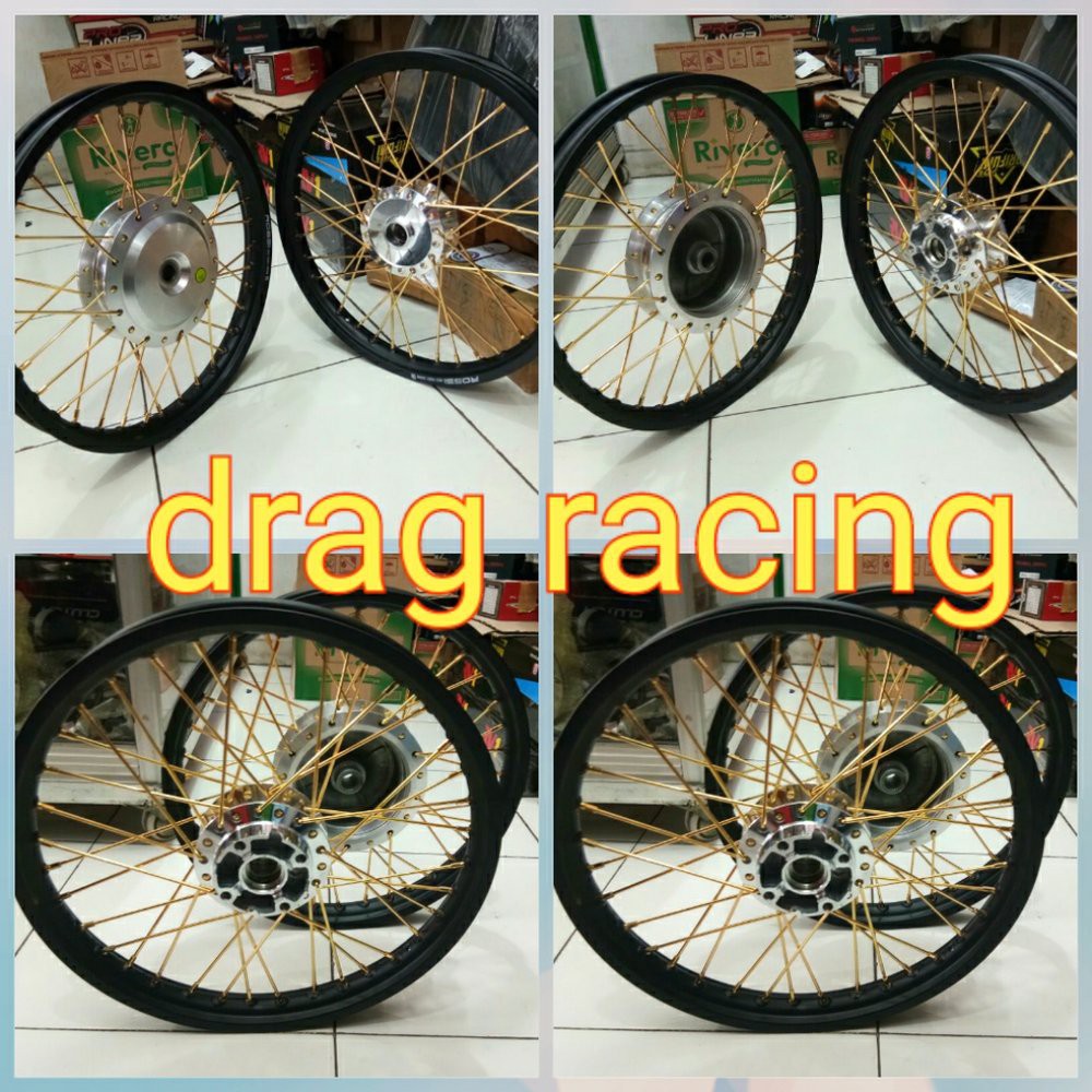 velg jari jari tromol ring 17. paketan motor vario 150. vario 12