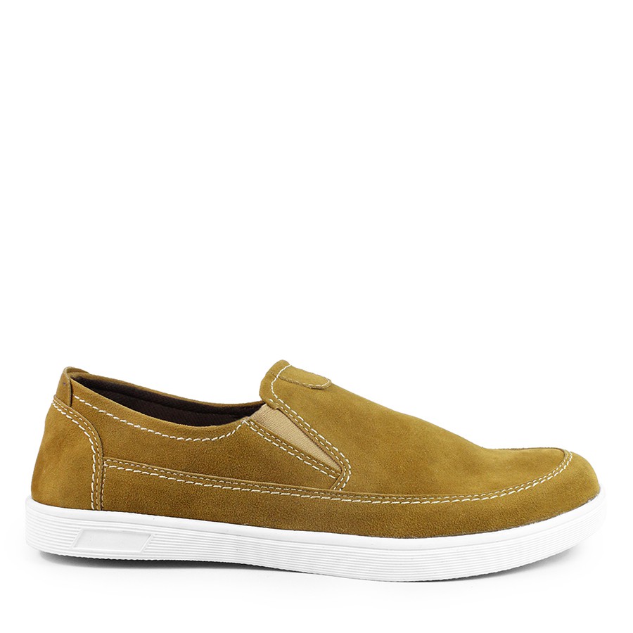 MS SHOP - Sepatu Selop Pria Walkers Ruki Suede Kasual Slipon Keren Terbaru Santai Cowok Kerja Kuliah