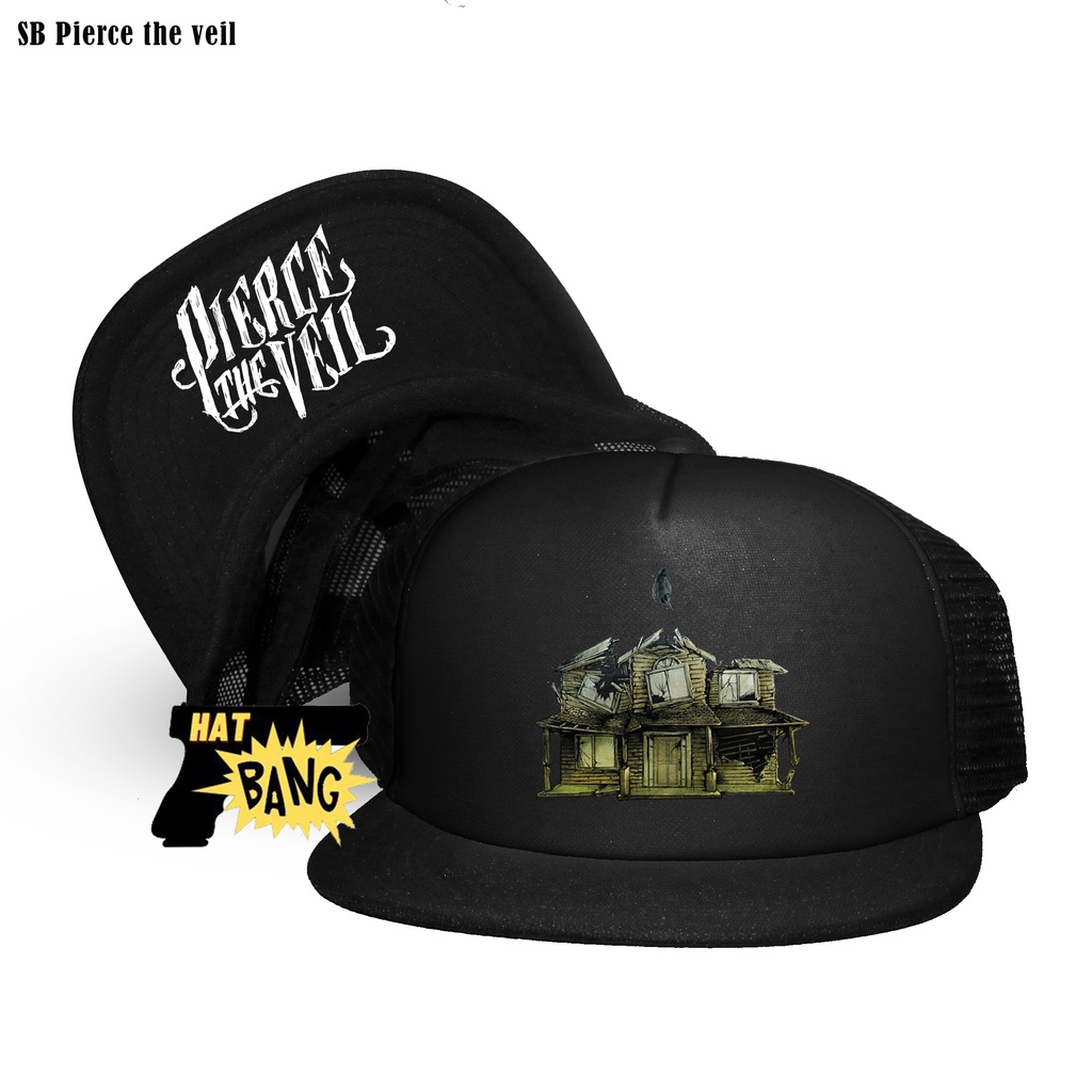 Topi Snapback Pierce The Veil / Topi Pierce The Veil / Snapback Pierce The Veil / Topi Jaring / Topi Band / Topi Band / Snapback Band / Snapback / Topi / Topi Pria / Topi Keren / Snapback keren