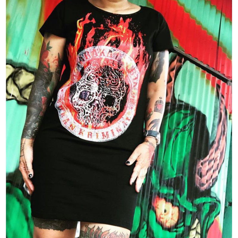 Dress Masberto Pin Api Membara