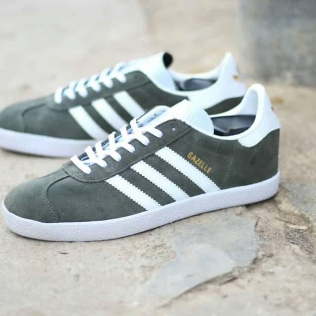 adidas gazelle dark green