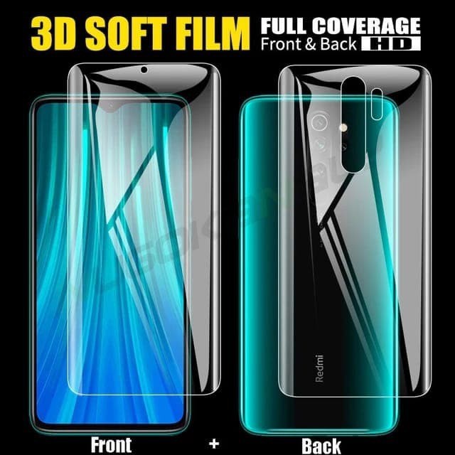 XIAOMI REDMI 9 / REDMI 9A / REDMI 9C / NOTE 9 / NOTE 9 PRO HYDROGEL FULL BODY FRONT &amp; BACK