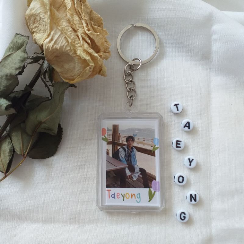Clear Keychain NCT Taeyong / Gantungan kunci akrilik
