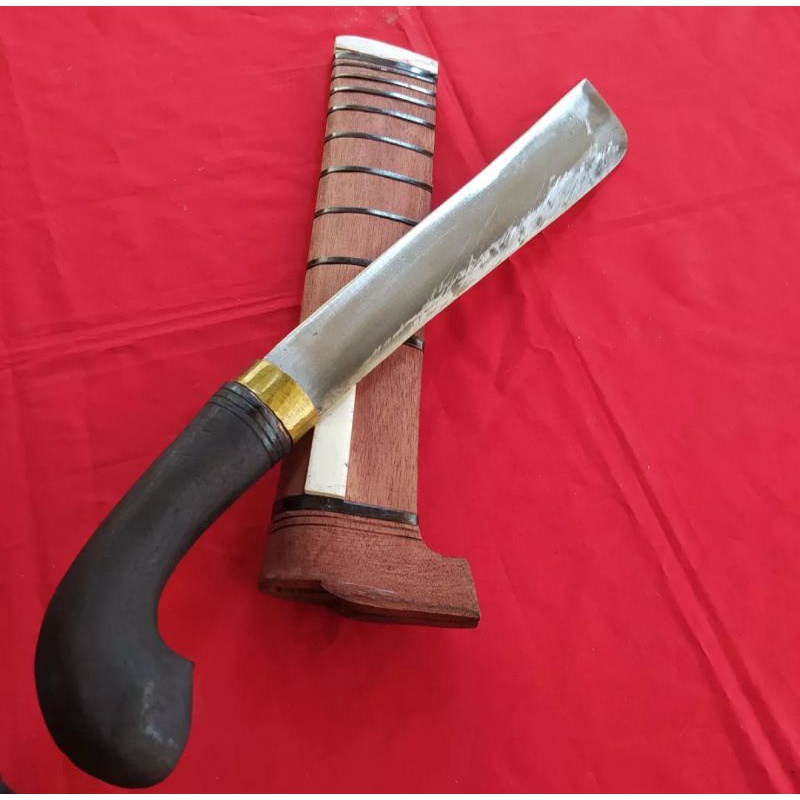 golok baja per asli banten cincin kuningan