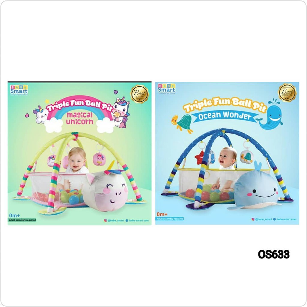 Smart Bebe Triple Fun Ball Pit Mainan Bayi Dan Anak Shopee Indonesia