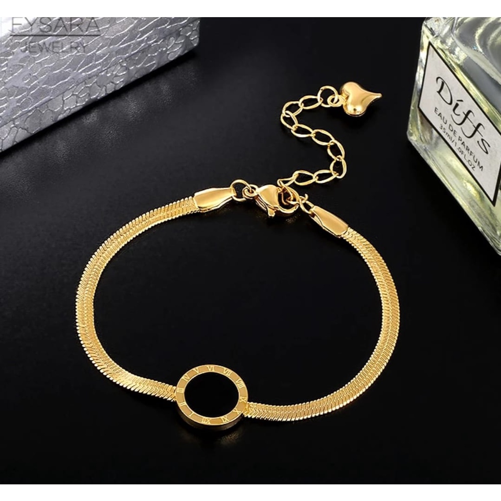 Gelang Titanium Anti Karat Wanita / Gelang Titanium Asli Original Import / Gelang Titanium Terbaru 2