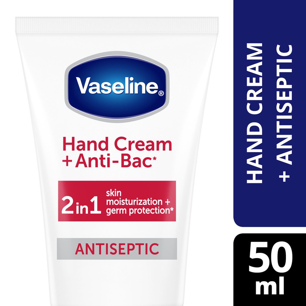 Vaseline Hand Cream Anti Bacterial 50ml [ORIGINAL]