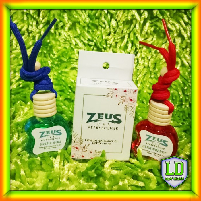 Zeus Parfum mobil cair botol apel/ parfum gantung botol/ pengharum ruangan mobil aroma kopi buah