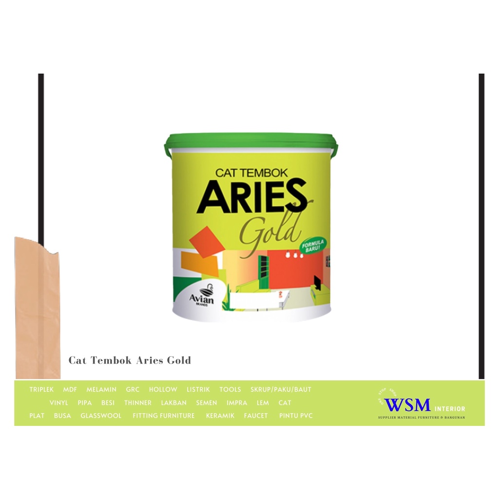 Jual Cat Tembok Aries Gold Galon Shopee Indonesia
