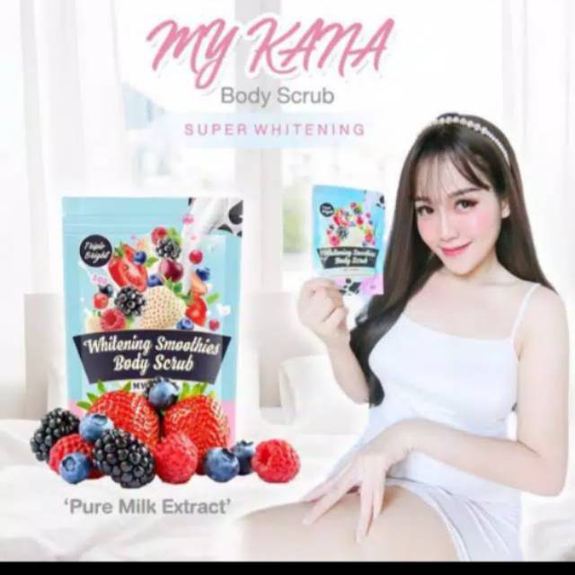 My kana body scrub