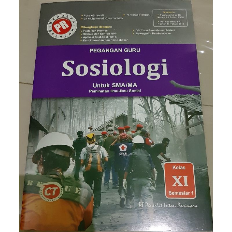 BUKU KUNCI JAWABAN PR SOSIOLOGI KELAS 11 INTAN PARIWARA 2020